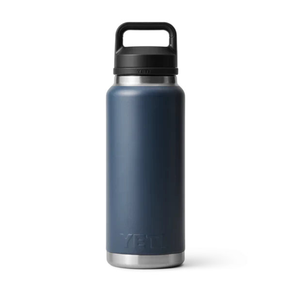Rambler 36 oz Bottle With Chug Cap - Navy - YETI Rambler - Image 2