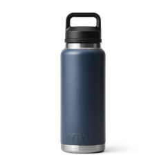 Rambler 36 oz Bottle With Chug Cap - Navy - YETI Rambler - Image 2