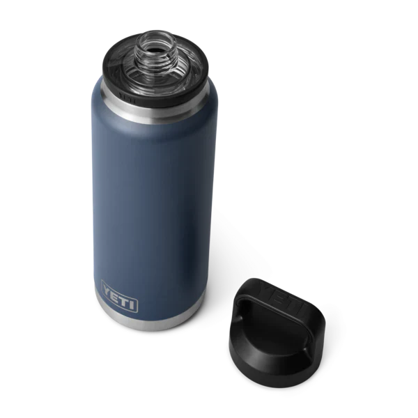 Rambler 36 oz Bottle With Chug Cap - Navy - YETI Rambler - Image 3