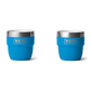YETI Rambler 4 Oz Cups (2 Pack) in Big Wave Blue.