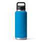 YETI Rambler 46 oz Bottle With Chug Cap in Big Wave Blue.