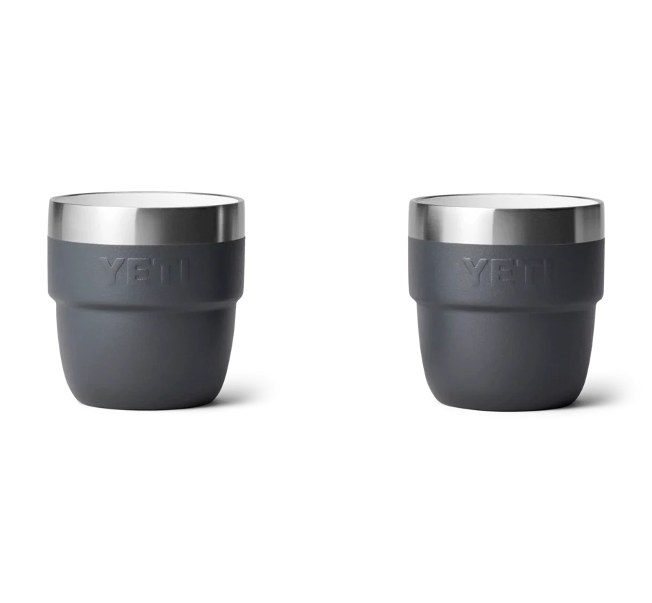 Rambler 4 Oz Cups (2 Pack) - CHARCOAL - YETI -