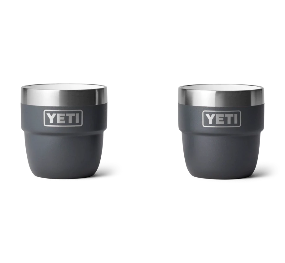 Rambler 4 Oz Cups (2 Pack) - CHARCOAL - YETI 