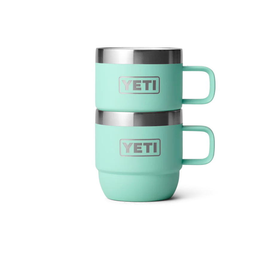 Rambler 6 oz Mug (2 Pack) - Seafoam - YETI Espresso Mugs - Image 1