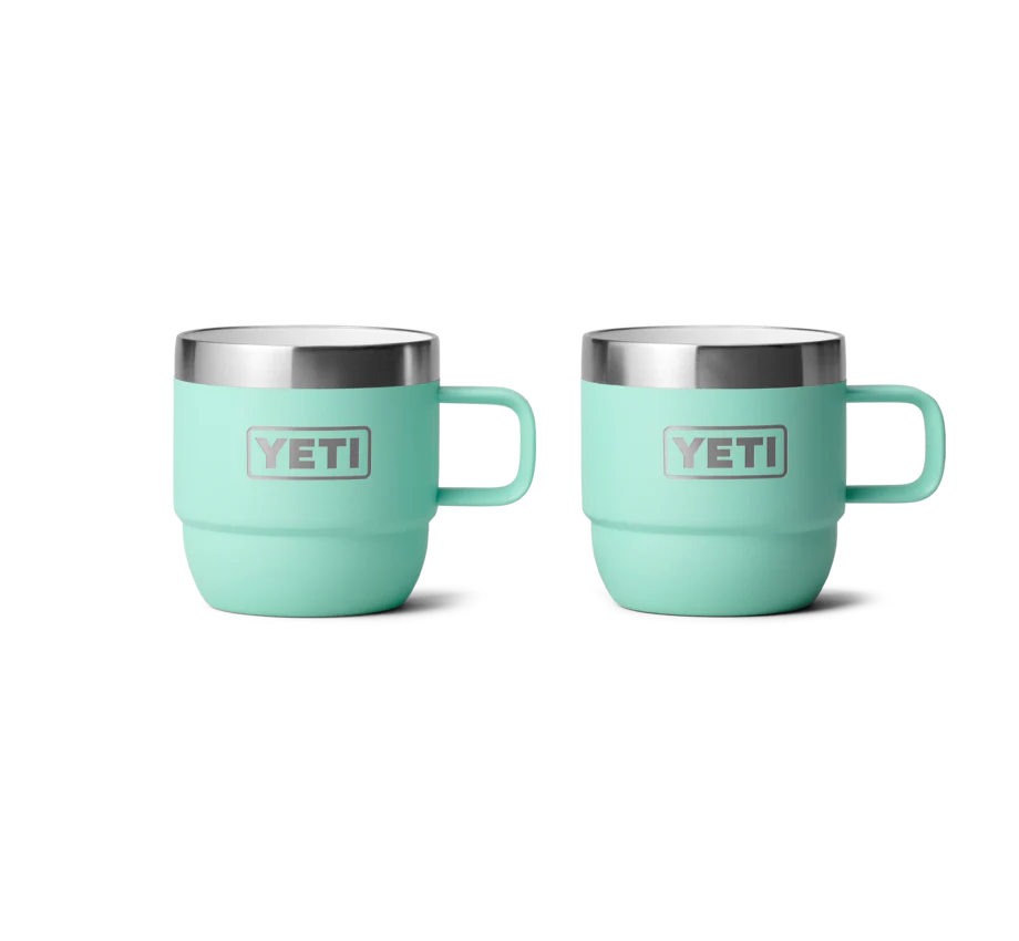 Rambler 6 oz Mug (2 Pack) - Seafoam - YETI Espresso Mugs - Image 2