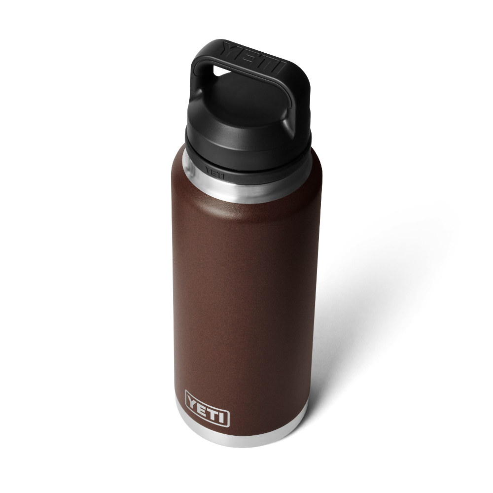 36 oz YETI tumbler in Wetlands Brown.