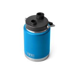 YETI Rambler Half Gallon Jug in Big Wave Blue.