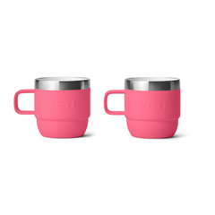 YETI Rambler 6 oz Mug (2 Pack) in color Tropical Pink.