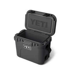 YETI Roadie 15 cooler in color Charcoal.