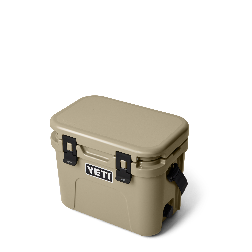 YETI Roadie 15 cooler in color Tan.