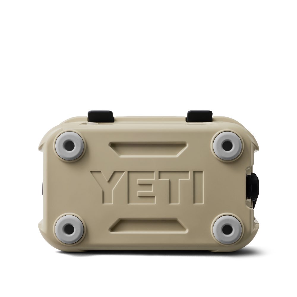 YETI Roadie 15 cooler in color Tan.