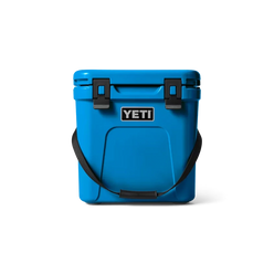 YETI Roadie 24 Hard Cooler in Big Wave Blue.