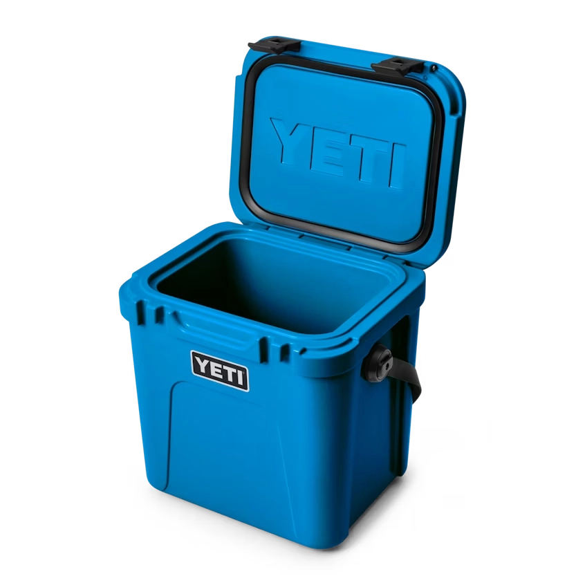 YETI Roadie 24 Hard Cooler in Big Wave Blue.