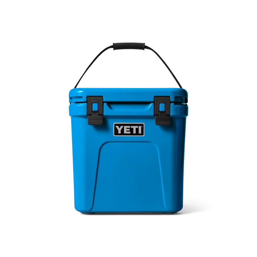 YETI Roadie 24 Hard Cooler in Big Wave Blue.