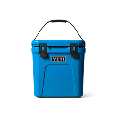 YETI Roadie 24 Hard Cooler in Big Wave Blue.