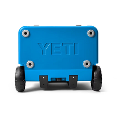 YETI Roadie 60 Hard Wheeled Cooler in Big Wave Blue.