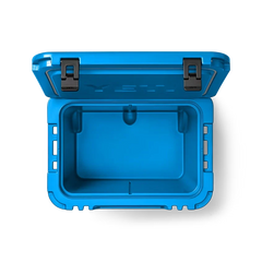 YETI Roadie 60 Hard Wheeled Cooler in Big Wave Blue.