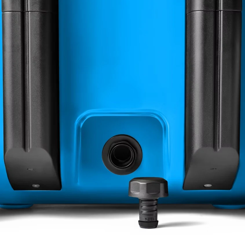 YETI Roadie 60 Hard Wheeled Cooler in Big Wave Blue.