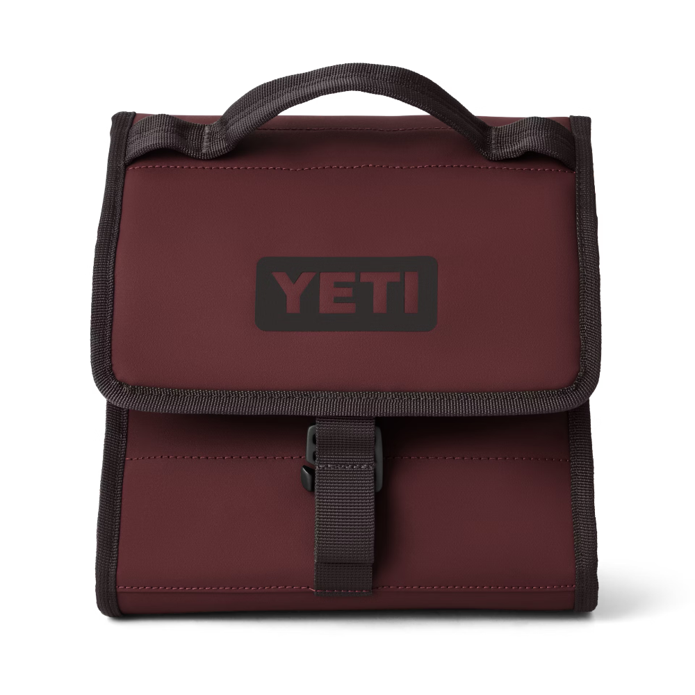 YETI Daytrip Lunch Bag in the color Wild Vine Red.