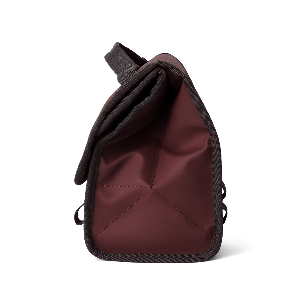 YETI Daytrip Lunch Bag in the color Wild Vine Red.
