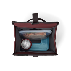 YETI Daytrip Lunch Bag in the color Wild Vine Red.