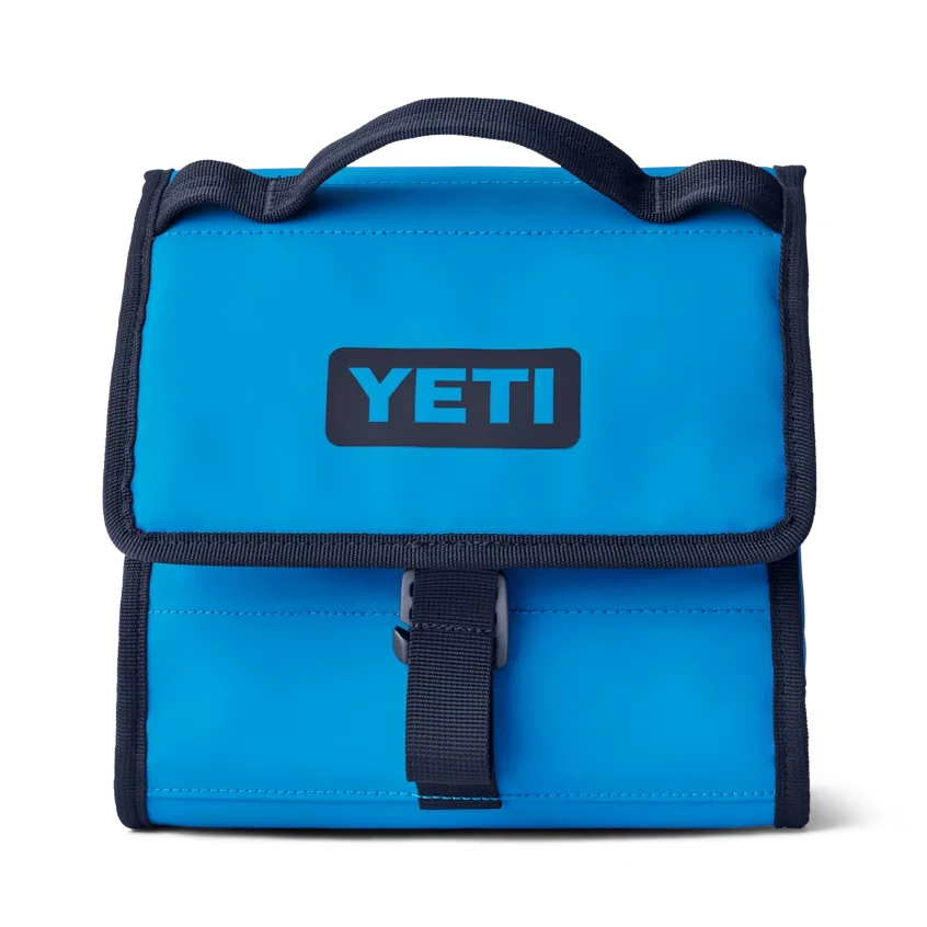 YETI Daytrip Lunch Bag in Big Wave Blue.
