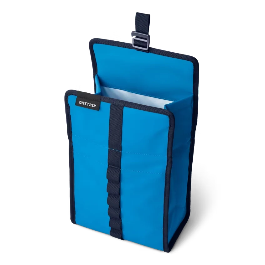 YETI Daytrip Lunch Bag in Big Wave Blue.