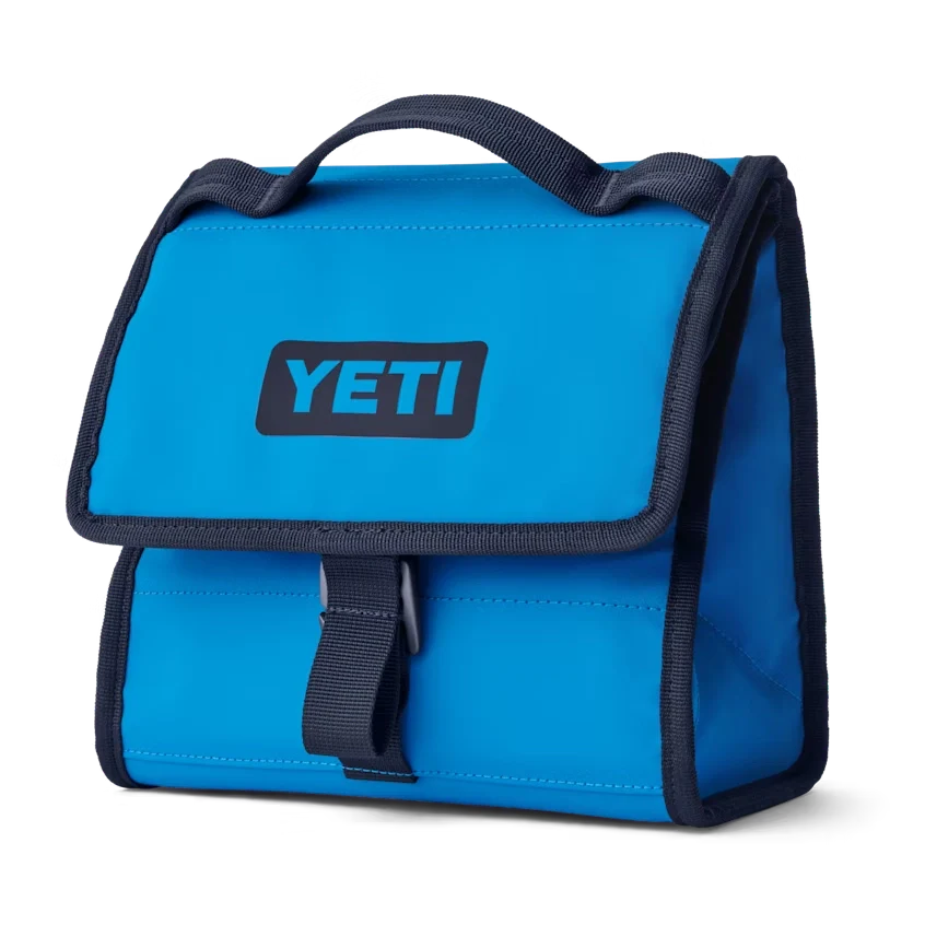 YETI Daytrip Lunch Bag in Big Wave Blue.
