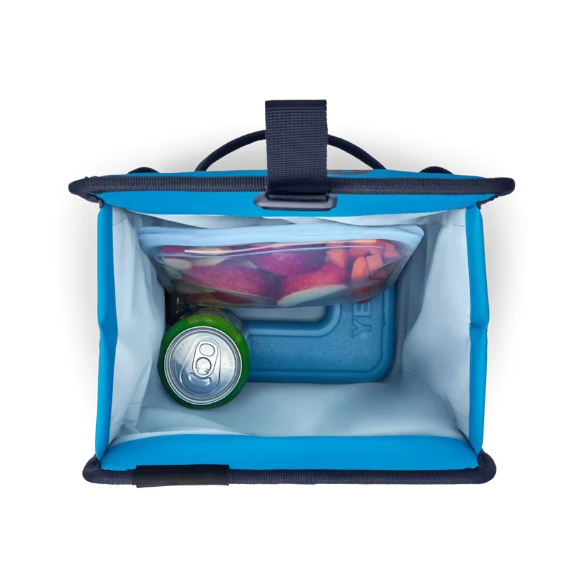 YETI Daytrip Lunch Bag in Big Wave Blue.