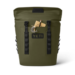 Hopper Backpack M12 Soft Cooler - Olive - YETI - Image 2