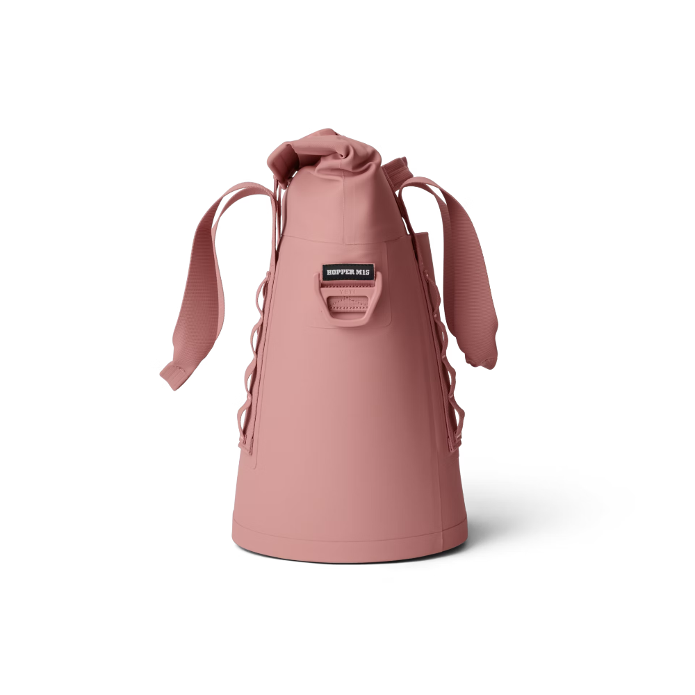 Hopper M15 Tote Soft Cooler in Sandstone Pink.