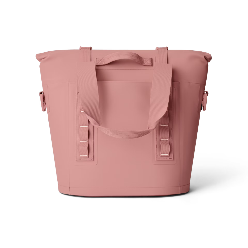 Hopper M15 Tote Soft Cooler in Sandstone Pink.