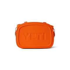 The YETI Hopper Backpack M20 Soft Cooler in color Teal and Orange. From YETI Crossover collection.