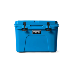 YETI Tundra 35 Hard Cooler in Big Wave Blue.