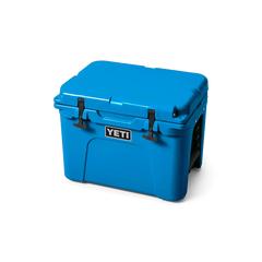 YETI Tundra 35 Hard Cooler in Big Wave Blue.