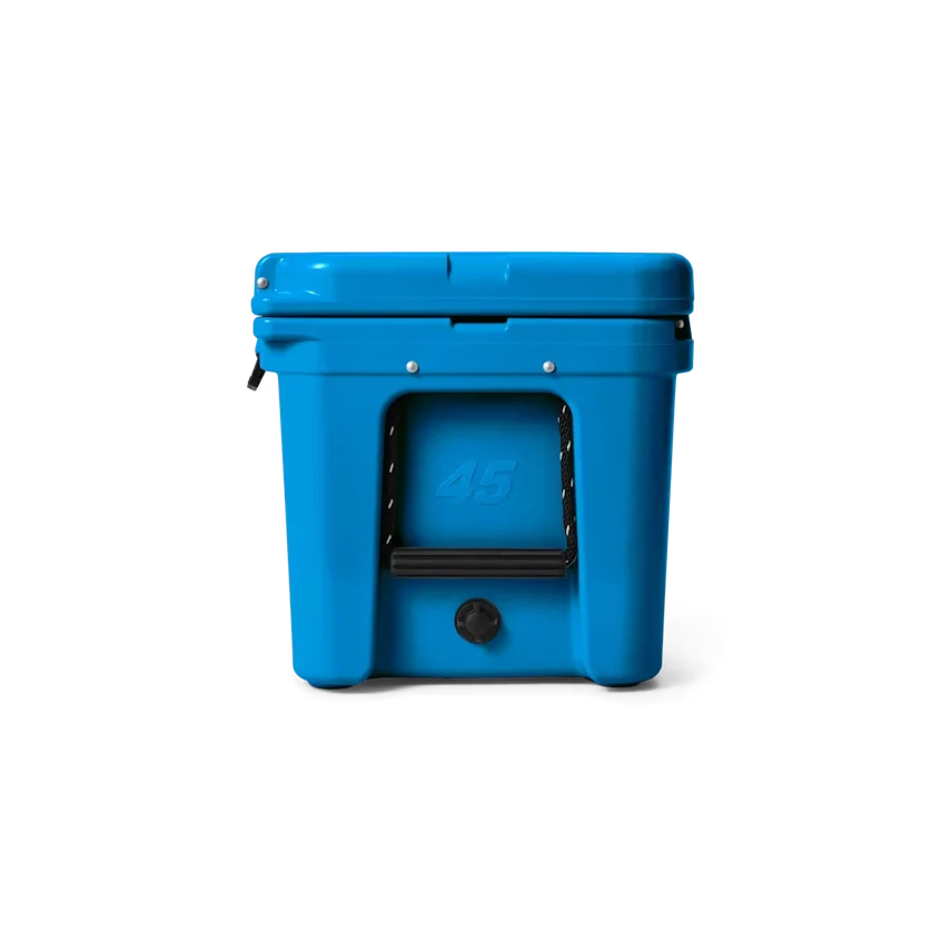 YETI Tundra 45 Hard Cooler in Big Wave Blue.