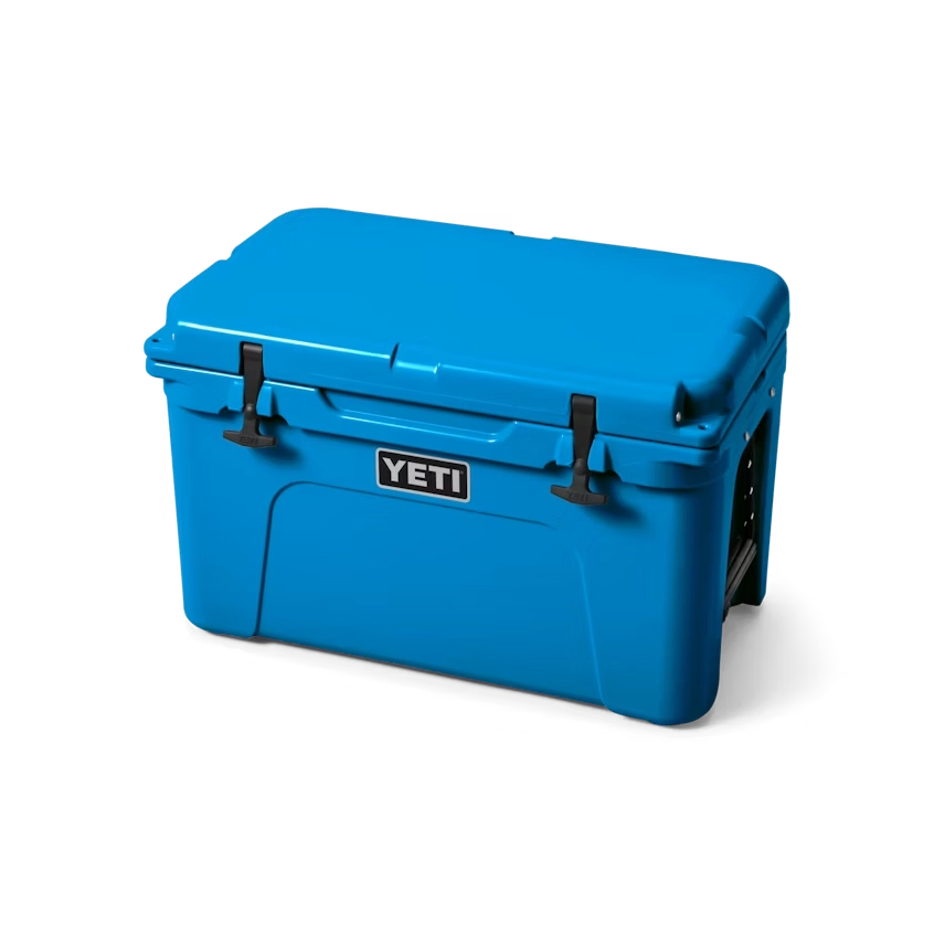 YETI Tundra 45 Hard Cooler in Big Wave Blue.