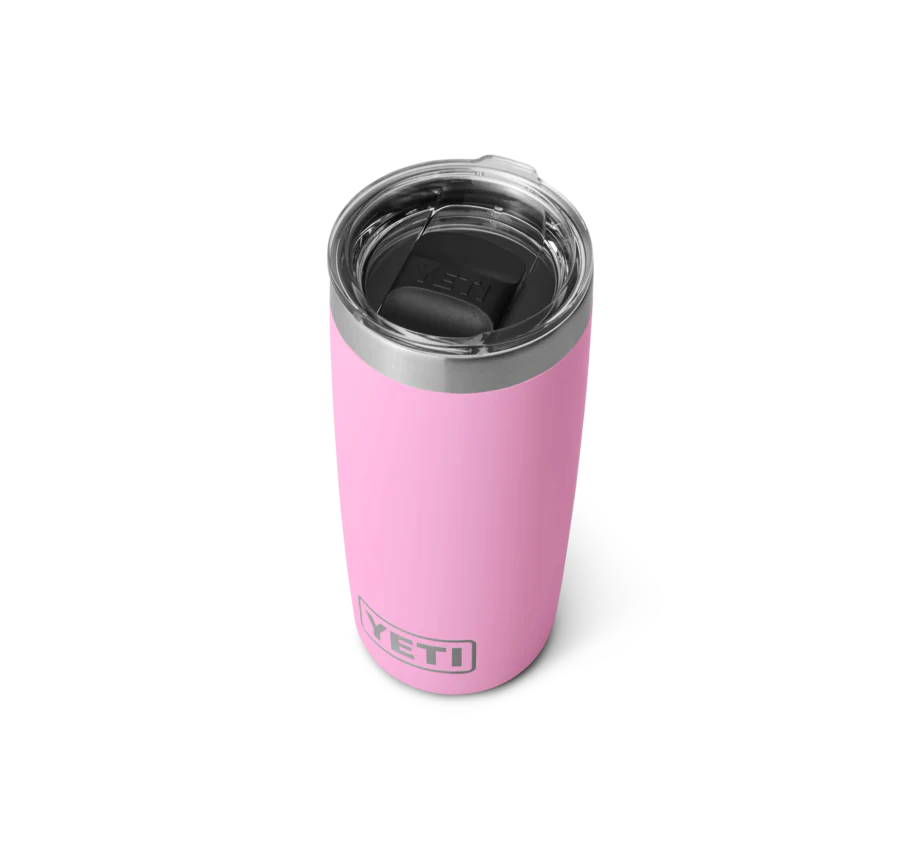 Rambler 10 Oz Tumbler With Magliser Lid - Power Pink - YETI Tumbler - Image 2