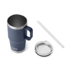 Rambler 25 oz Straw Mug in the color Navy - YETI