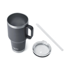 Rambler 35 oz Straw Mug Charcoal - YETI