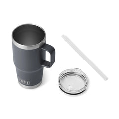 Rambler 25 oz Straw Mug in Charcoal - YETI