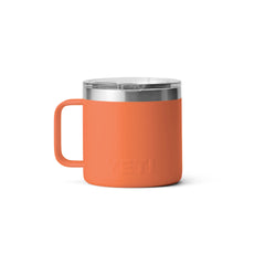 A YETI Rambler 14 oz Coffee Mug with a magliser™ lid. In limited edition color: High Desert Clay.