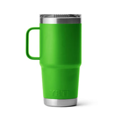 A green YETI coffee mug in 20 oz size, from YETI Canopy Green color.