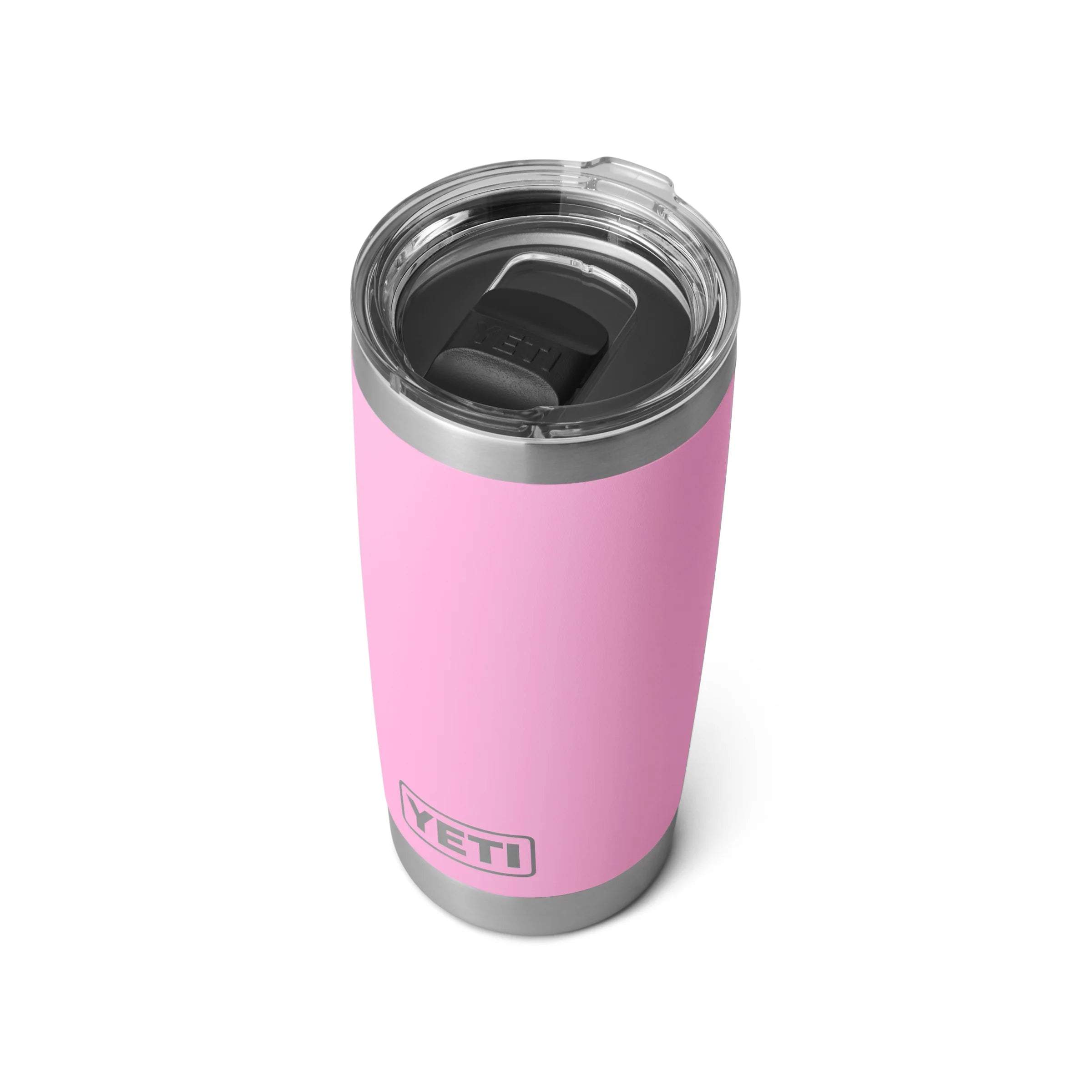 Rambler 20 oz Tumbler With Magslider Lid - Power Pink - YETI Tumbler - Image 2