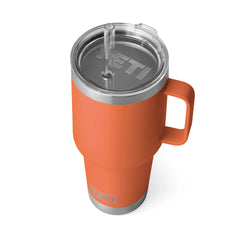 A YETI Rambler 35 oz Straw Mug, in limited edition High Desert Clay.