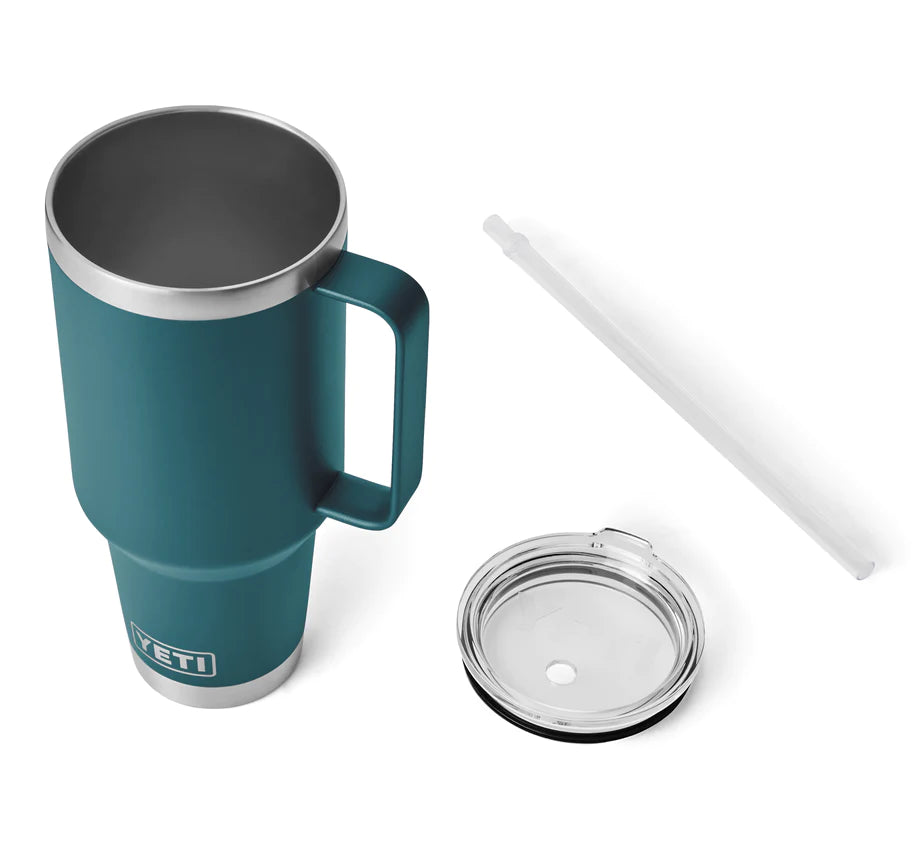 YETI Rambler 42 oz Straw Mug - Agave Teal - YETI Rambler - Image 4