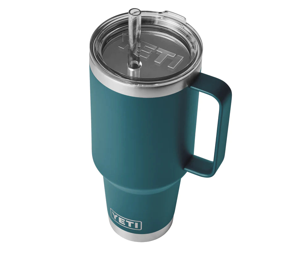 YETI Rambler 42 oz Straw Mug - Agave Teal - YETI Rambler - Image 2