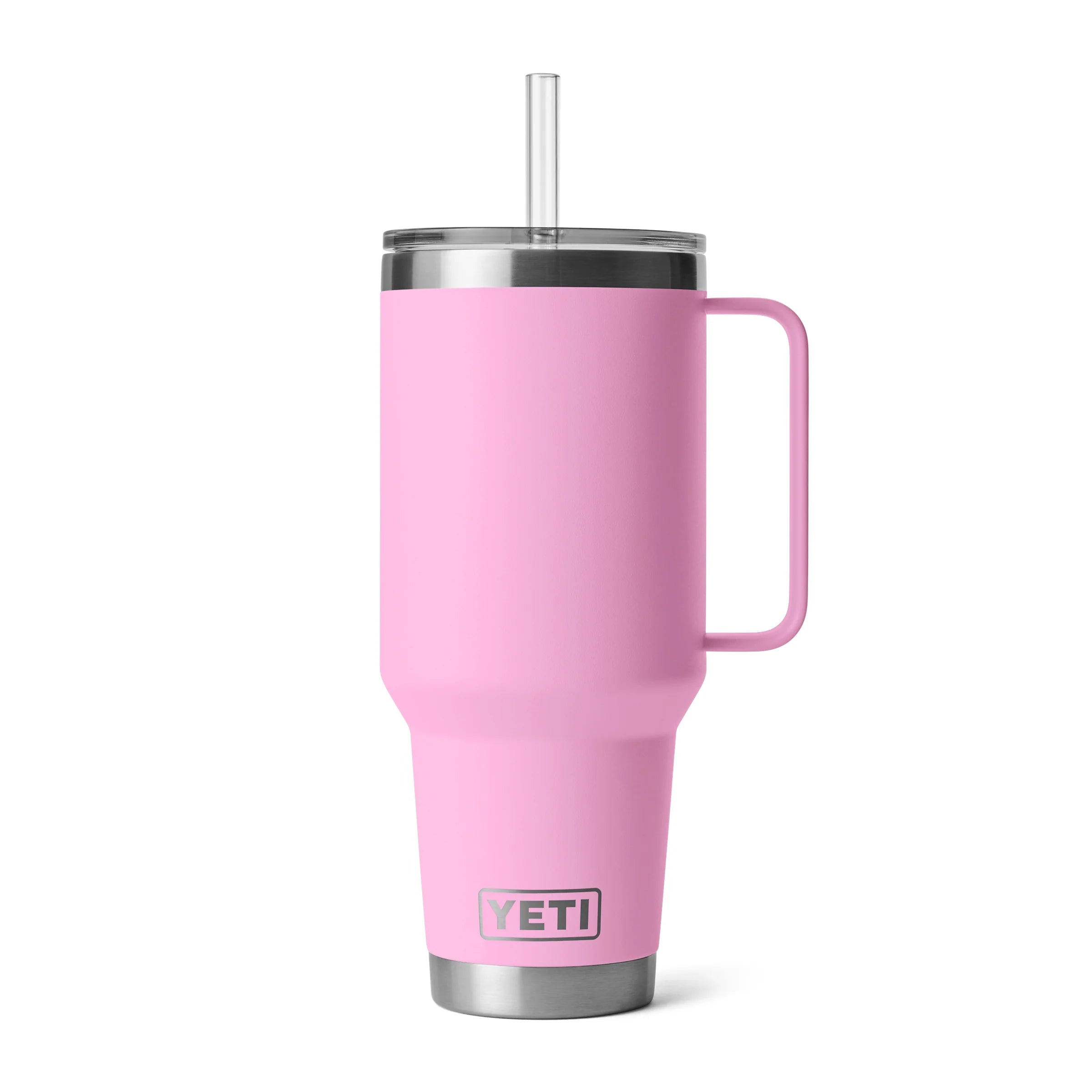 YETI Rambler 42 oz Straw Mug - Power Pink - YETI Rambler - Image 1