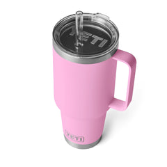 YETI Rambler 42 oz Straw Mug - Power Pink - YETI Rambler - Image 2