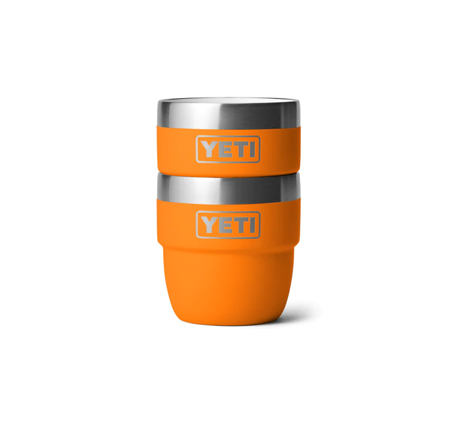 Rambler 4 Oz Cups (2 Pack) - King Crab Orange - YETI - Image 1